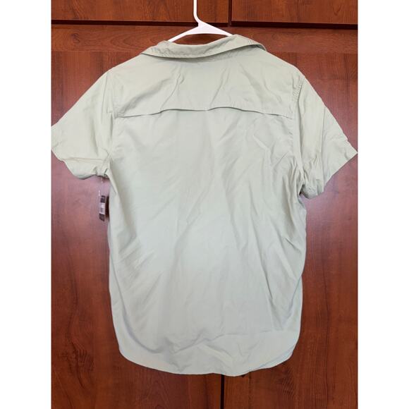 Eddie Bauer Travex moisture wicking performance shirt NWT Sage Green Size Large - Picture 11 of 11
